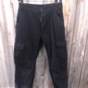 Brandy Melville - J Galt Army Black Cargo Pants